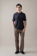 Black Refined Polo