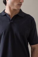 Black Refined Polo