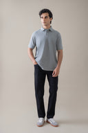 Light Grey Refined Polo