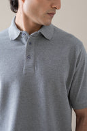 Light Grey Refined Polo