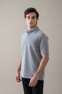 Light Grey Refined Polo