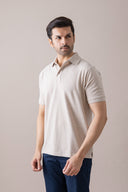 Beige Signature Polo