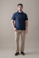 Navy Refined Polo