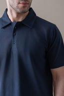 Navy Refined Polo