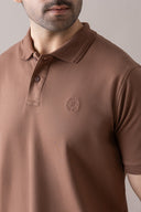 Brown Signature Polo