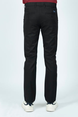 Smart Fit Black Chino Pant RTCS240265-BK