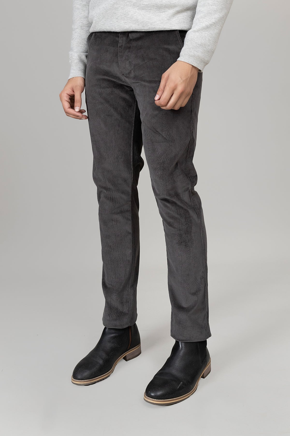 Charcoal Grey Chino Pant