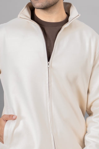 Off White Zipper Jacket