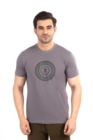 Grey Round Neck Shirt RTNS23027-GR