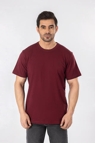 Maroon Round Neck Shirt RTNS23152-MR