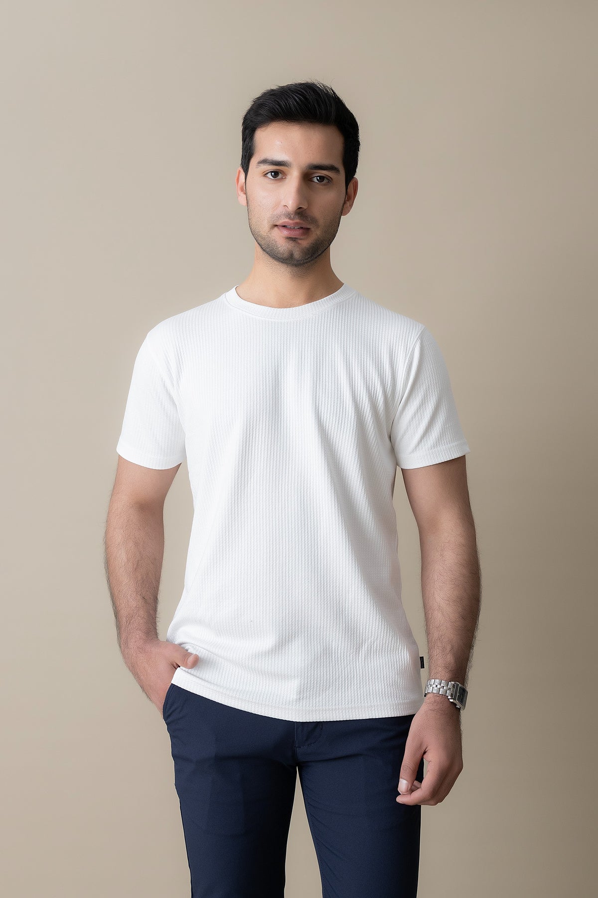 White Essential Tee