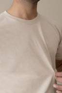 Beige Essential Tee