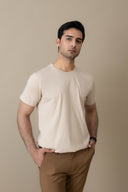 Beige Essential Tee