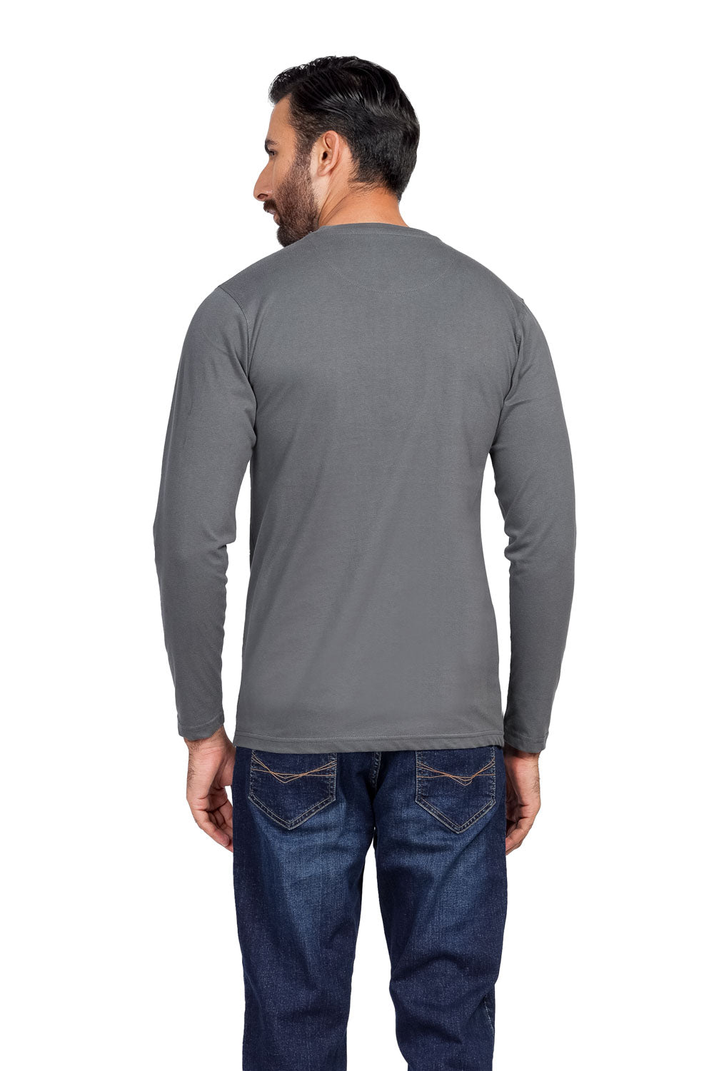 Grey Round Neck Shirt
