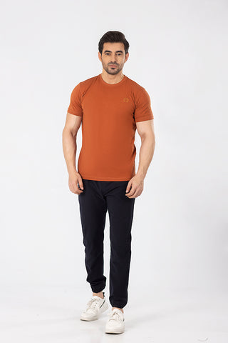 Rust Round Neck Shirt RTNS23039-RST