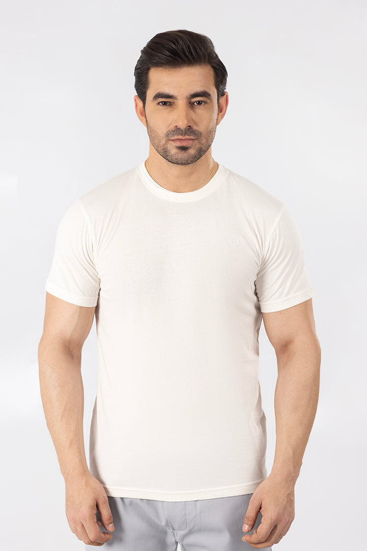 White Round Neck Shirt RTNS23043-WT – RoyalTag