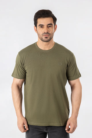 Green Round Neck Shirt RTNS23148-GN