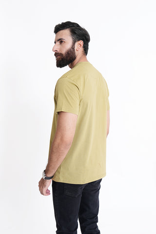 Khaki Round Neck Shirt RTNC240302-KHI RTNS240301-KHI