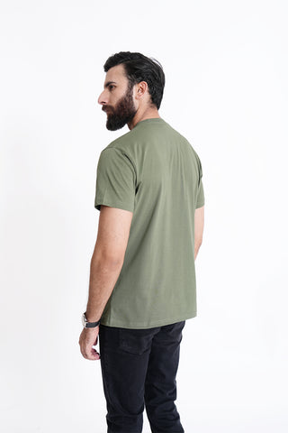 Green Round Neck Shirt RTNC240390-GN RTNS240389-GN