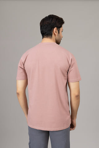 Pink Round Neck T-Shirt