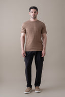 Brown & Khaki Essential Tee