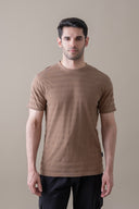 Brown & Khaki Essential Tee