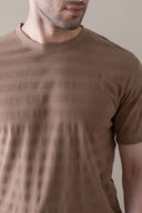 Brown & Khaki Essential Tee
