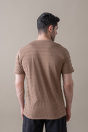 Brown & Khaki Essential Tee