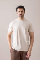 Beige Essential Tee