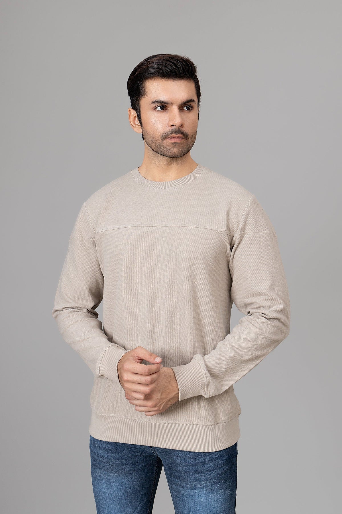 Beige Sweat Shirt