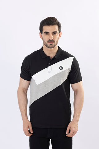 Black Polo Shirt RTSF23110-RTCF23111-BK
