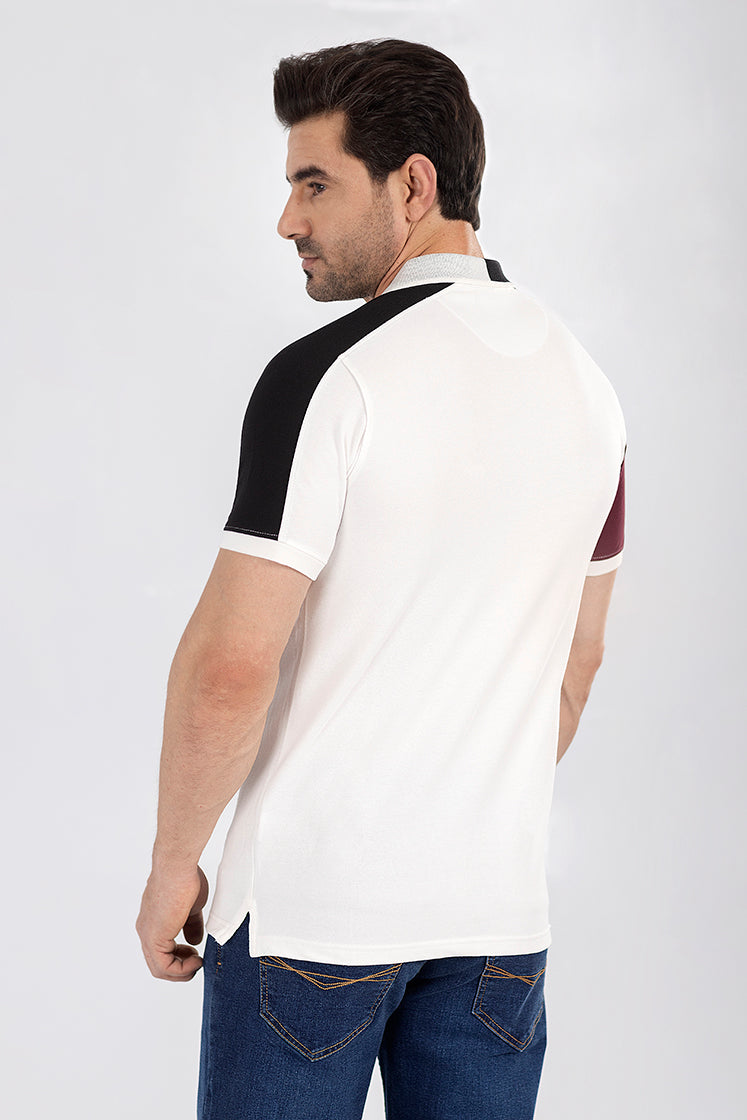 White Polo Shirt RTSF23140-WT