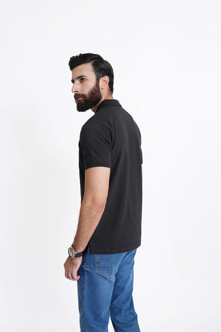 Black Polo Shirt RTCF240303-BK RTSF240302-BK