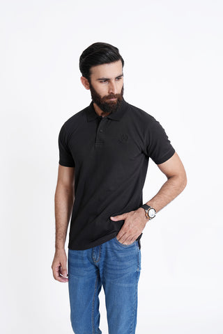 Black Polo Shirt RTCF240303-BK RTSF240302-BK