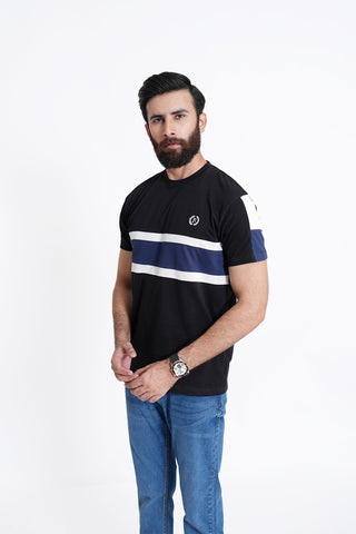 Black Round Neck Shirt RTNC240331-BK RTSF240330-BK