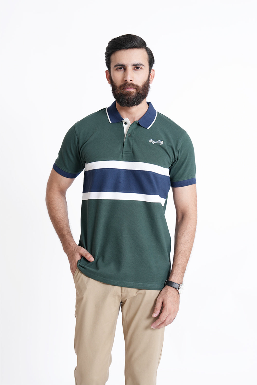 Green Polo Shirt RTCF240410-GRN RTSF240409-GRN