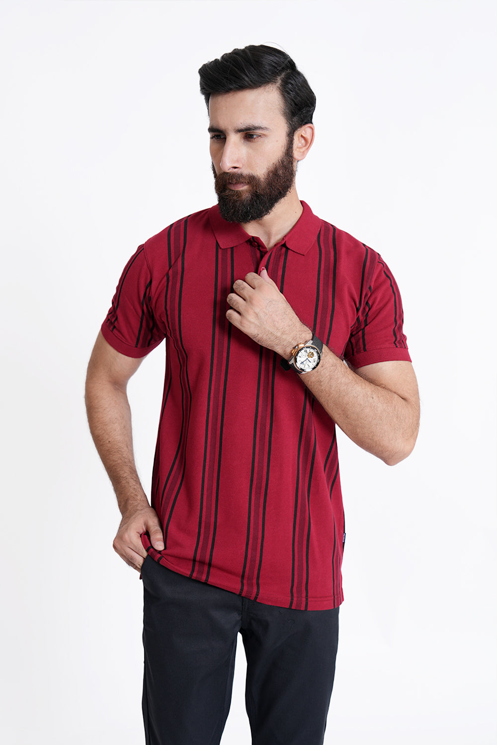 Red Polo Shirt RTCF240414-RD RTSF240415-RD