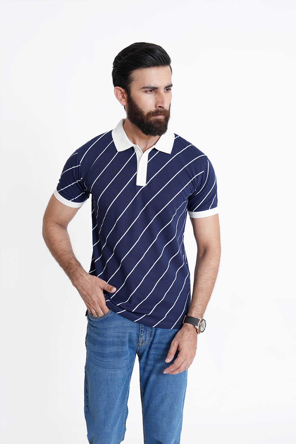 Navy Polo Shirt RTCF240417-NY RTSF240416-NY