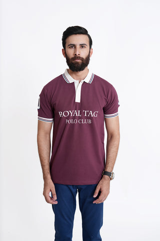 Maroon Polo Shirt RTCF240447-MR RTSF240446-MR