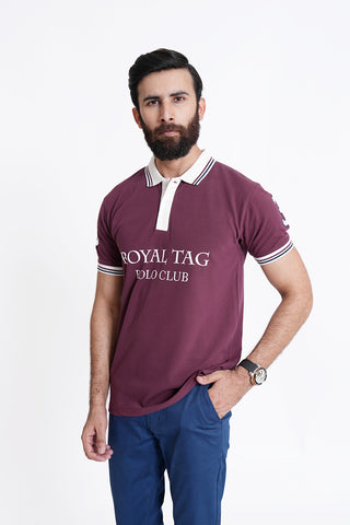 Maroon Polo Shirt RTCF240447-MR RTSF240446-MR