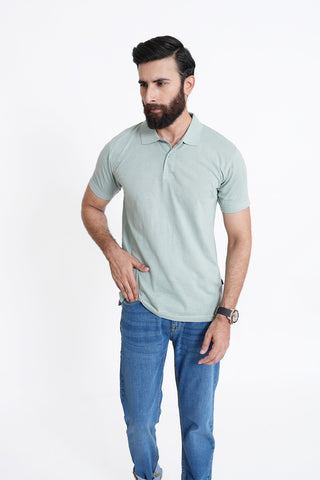 Light Green Polo Shirt RTCF240453-LGN RTSF240452-LGN