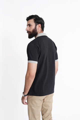 Black Polo Shirt RTCF240454-BK RTSF240455-BK