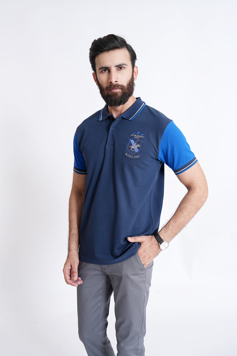 Navy Polo Shirt RTCF240460-NY RTSF240461-NY