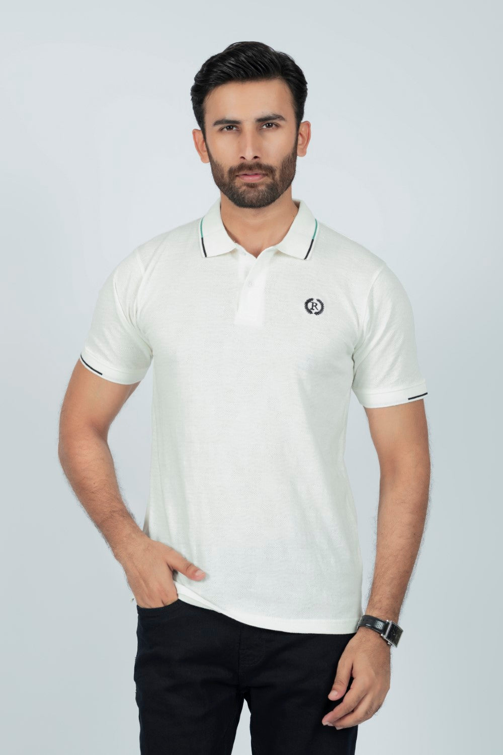 White Polo Shirt RTCF240510-WT RTSF240511-WT