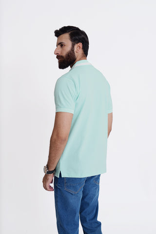 Light Green Polo Shirt RTCF240538-LGN RTSF240537-LGN