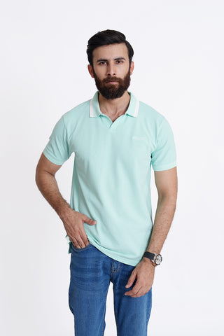 Light Green Polo Shirt RTCF240538-LGN RTSF240537-LGN