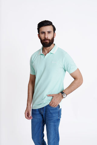 Light Green Polo Shirt RTCF240538-LGN RTSF240537-LGN