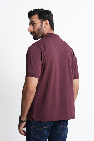 Maroon Polo Shirt RTCF240643-MR RTSF240642-MR