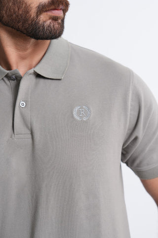 Grey Polo Shirt RTCF240644-GR RTSF240645-GR