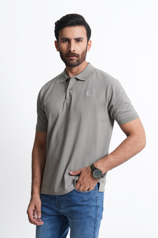 Grey Polo Shirt RTCF240644-GR RTSF240645-GR